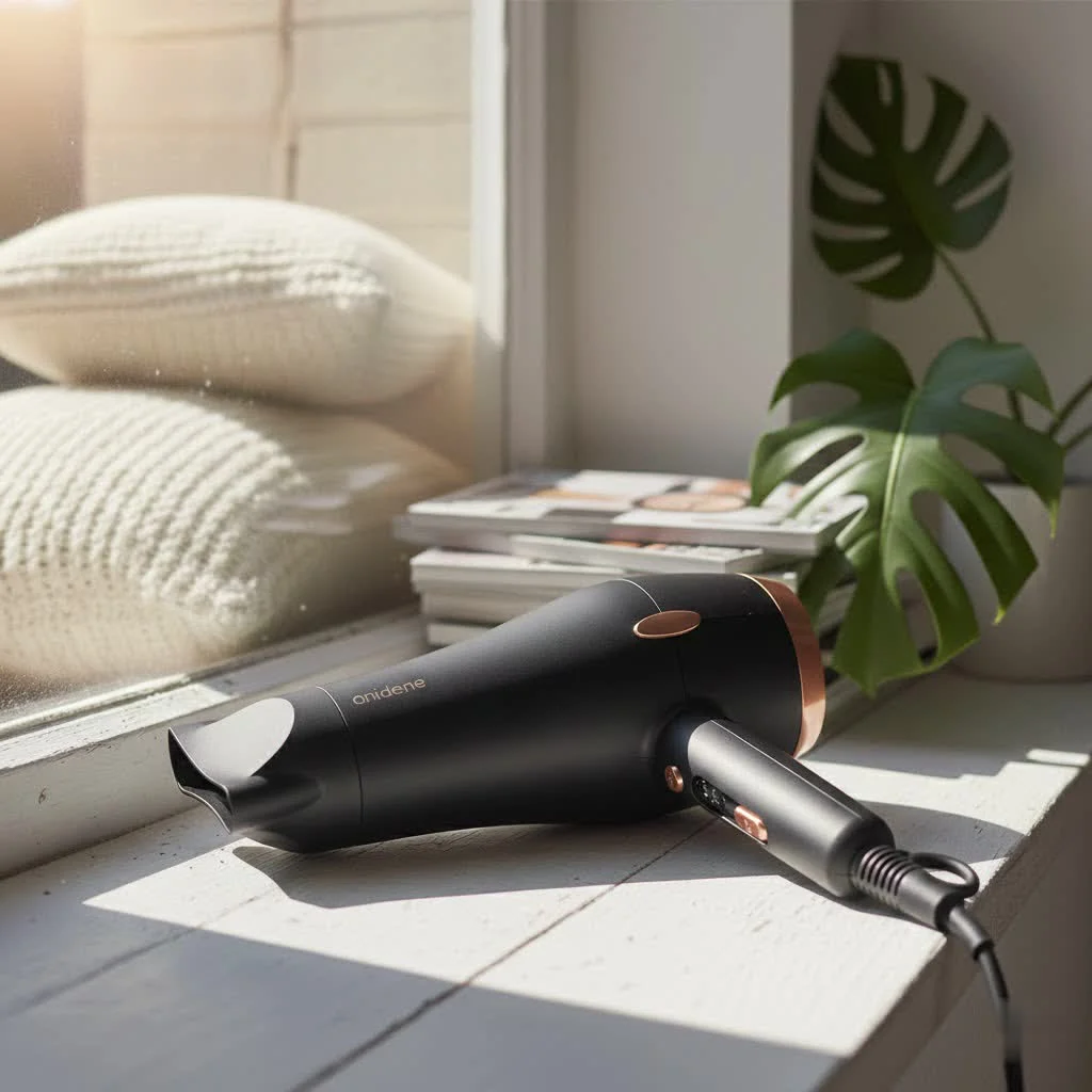 Hair dryer for fine hair achieving volume and shine